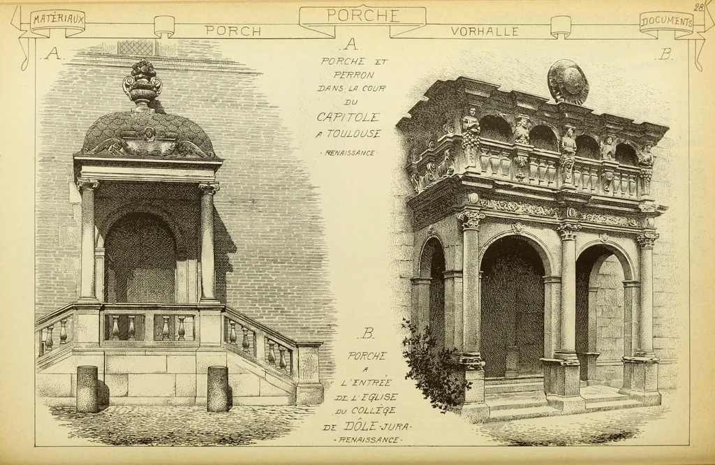 An illustration from Materials and documents of architecture and sculpture : classified alphabetically, 1915, leaf 109