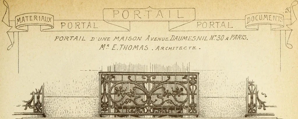 An illustration from Materials and documents of architecture and sculpture : classified alphabetically, 1915, leaf 114