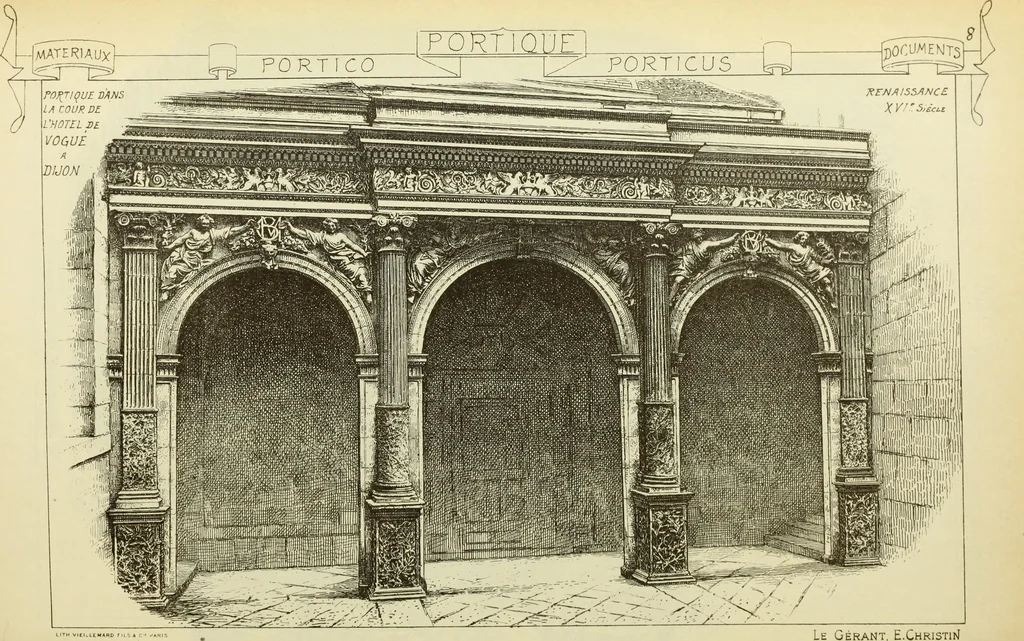 An illustration from Materials and documents of architecture and sculpture : classified alphabetically, 1915, leaf 125