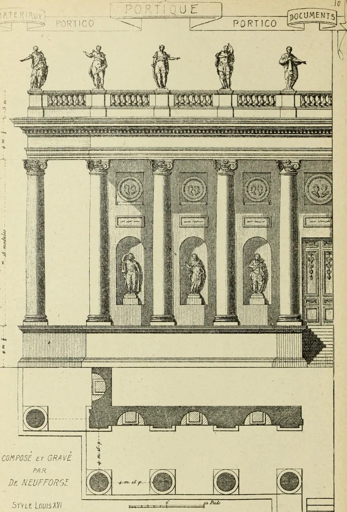 An illustration from Materials and documents of architecture and sculpture : classified alphabetically, 1915, leaf 127