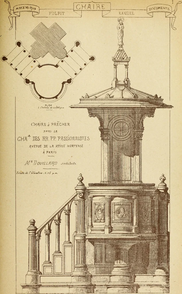 An illustration from Materials and documents of architecture and sculpture : classified alphabetically, 1915, leaf 134