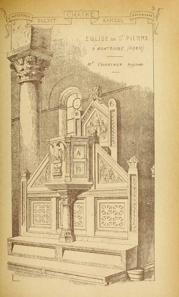 An illustration from Materials and documents of architecture and sculpture : classified alphabetically, 1915, leaf 136