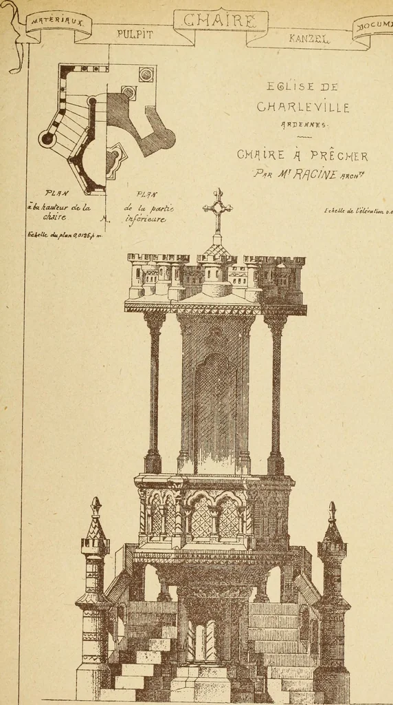 An illustration from Materials and documents of architecture and sculpture : classified alphabetically, 1915, leaf 138