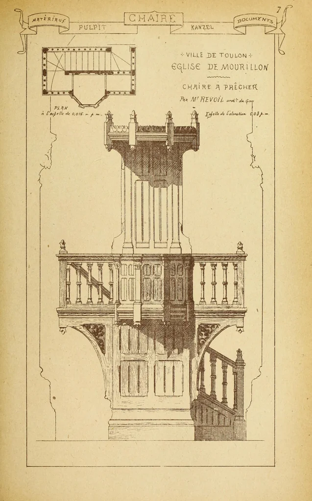 An illustration from Materials and documents of architecture and sculpture : classified alphabetically, 1915, leaf 140