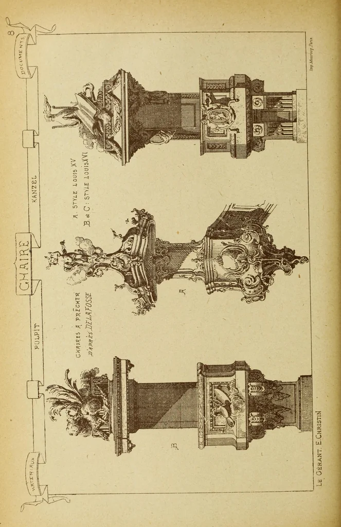 An illustration from Materials and documents of architecture and sculpture : classified alphabetically, 1915, leaf 141