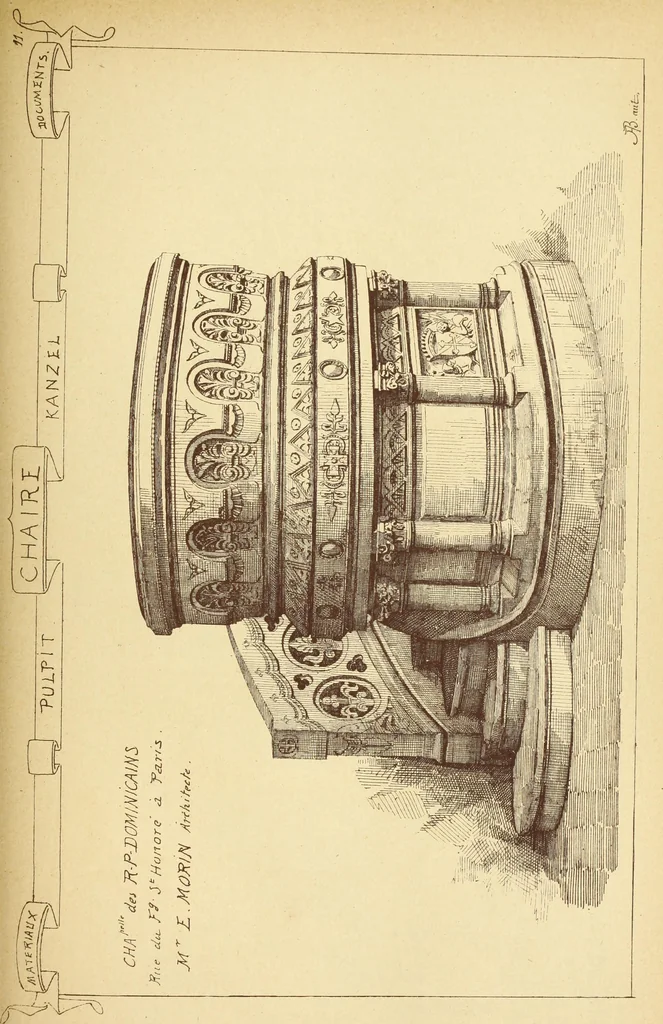 An illustration from Materials and documents of architecture and sculpture : classified alphabetically, 1915, leaf 144