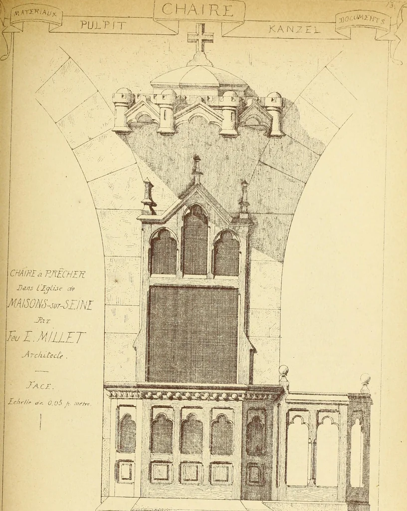 An illustration from Materials and documents of architecture and sculpture : classified alphabetically, 1915, leaf 146