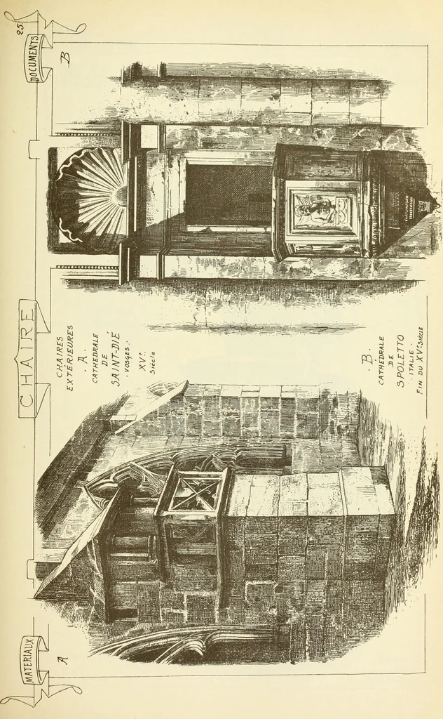 An illustration from Materials and documents of architecture and sculpture : classified alphabetically, 1915, leaf 158