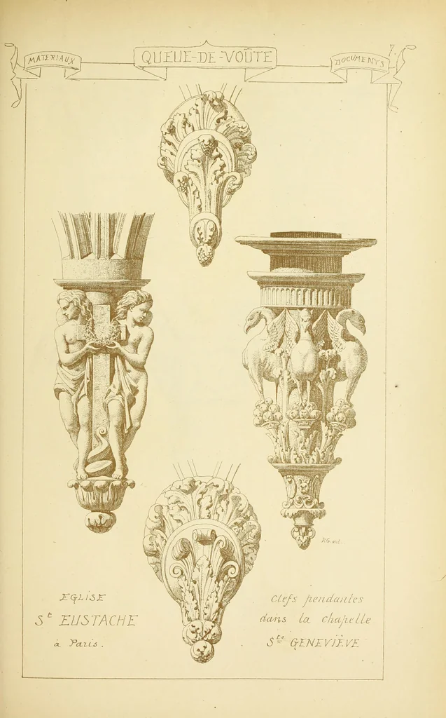 An illustration from Materials and documents of architecture and sculpture : classified alphabetically, 1915, leaf 168