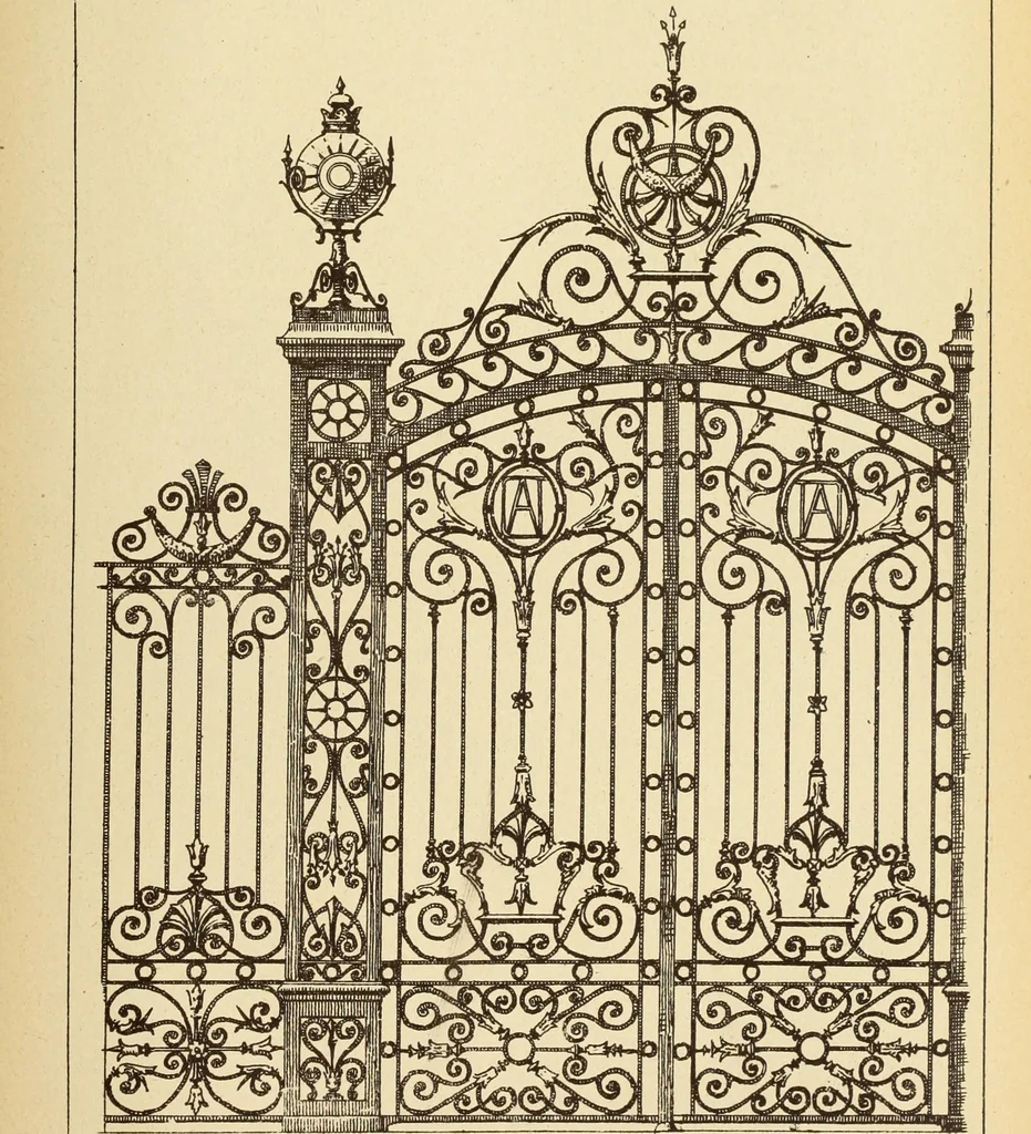 An illustration from Materials and documents of architecture and sculpture : classified alphabetically, 1915, leaf 174