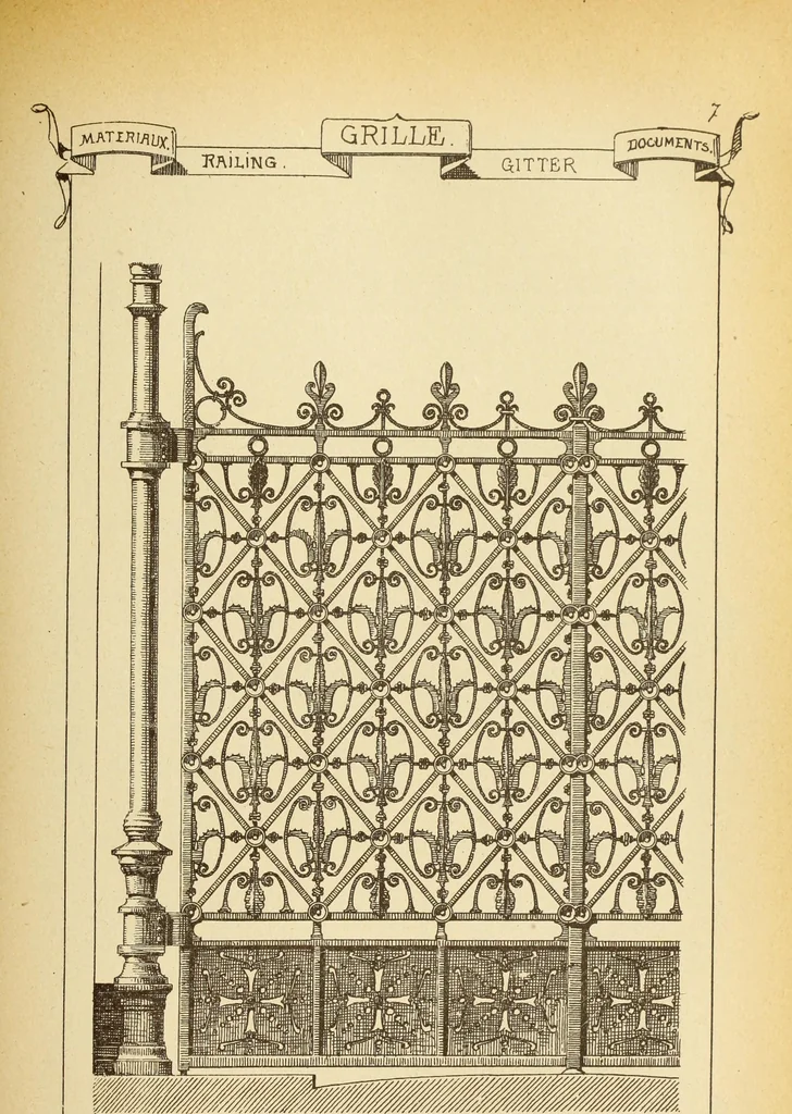 An illustration from Materials and documents of architecture and sculpture : classified alphabetically, 1915, leaf 176