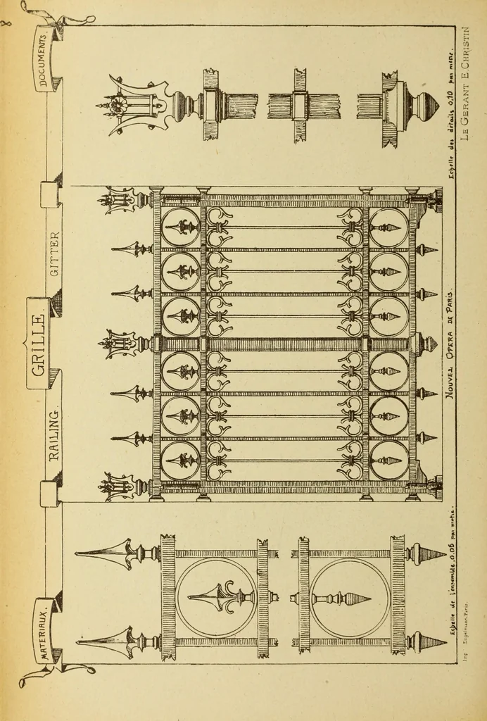 An illustration from Materials and documents of architecture and sculpture : classified alphabetically, 1915, leaf 177