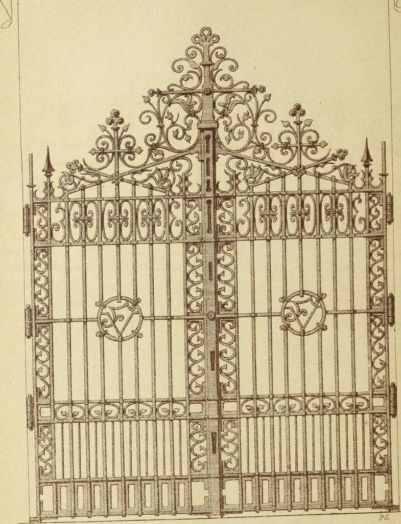 An illustration from Materials and documents of architecture and sculpture : classified alphabetically, 1915, leaf 179