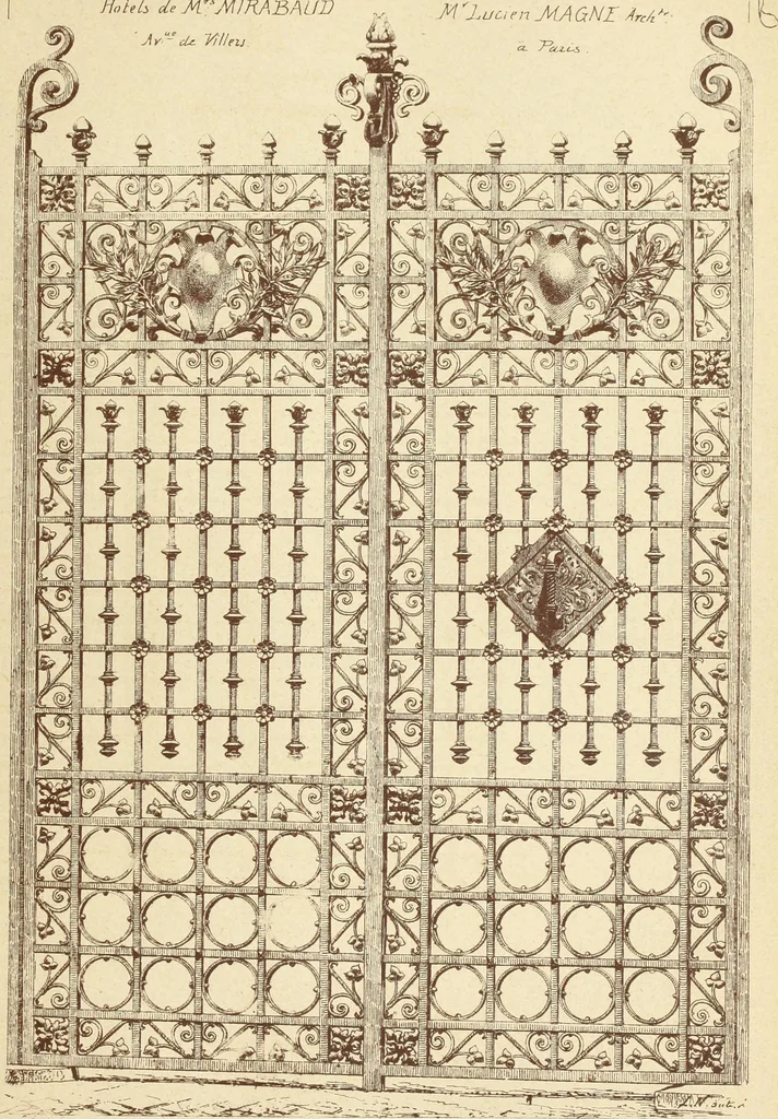 An illustration from Materials and documents of architecture and sculpture : classified alphabetically, 1915, leaf 182