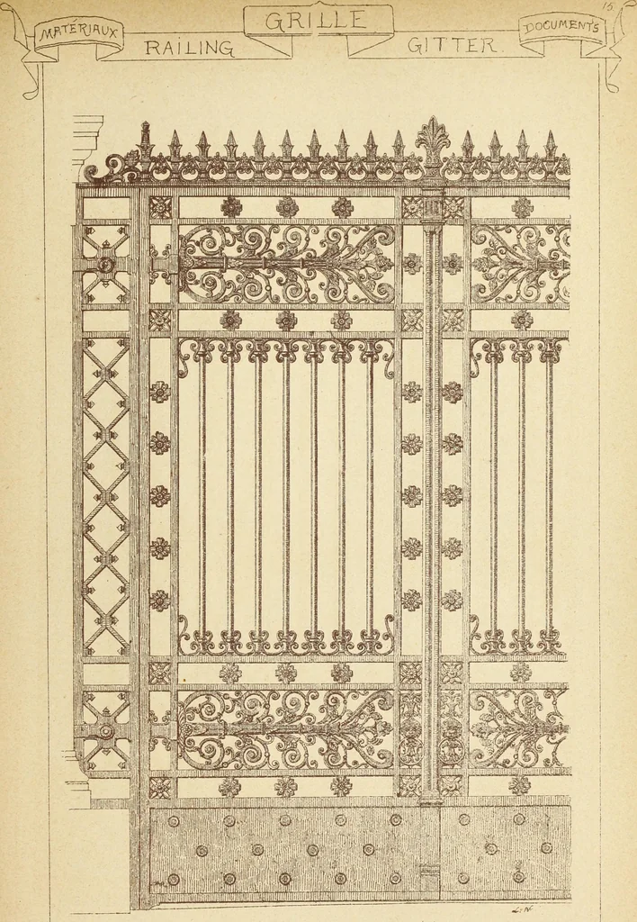 An illustration from Materials and documents of architecture and sculpture : classified alphabetically, 1915, leaf 184
