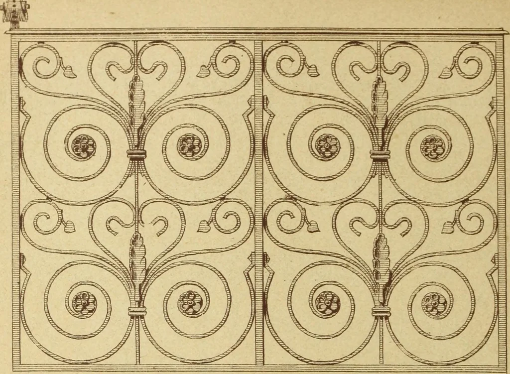 An illustration from Materials and documents of architecture and sculpture : classified alphabetically, 1915, leaf 185