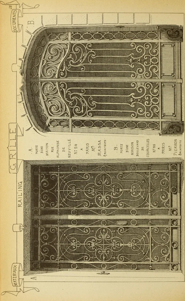 An illustration from Materials and documents of architecture and sculpture : classified alphabetically, 1915, leaf 187