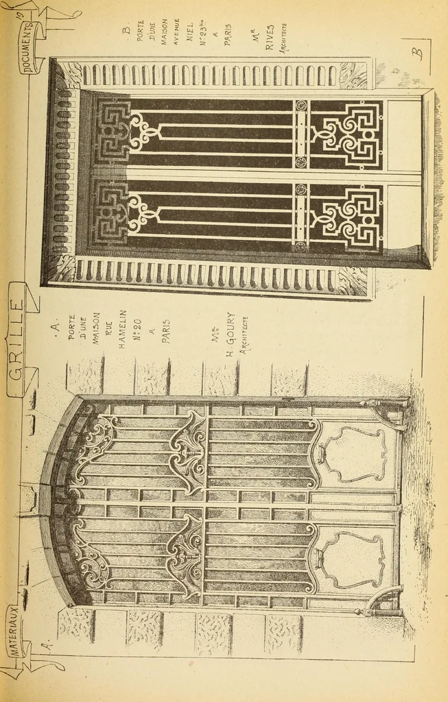 An illustration from Materials and documents of architecture and sculpture : classified alphabetically, 1915, leaf 188