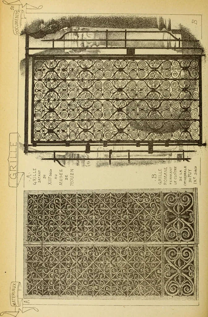 An illustration from Materials and documents of architecture and sculpture : classified alphabetically, 1915, leaf 189