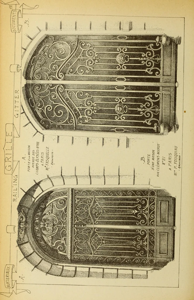 An illustration from Materials and documents of architecture and sculpture : classified alphabetically, 1915, leaf 191