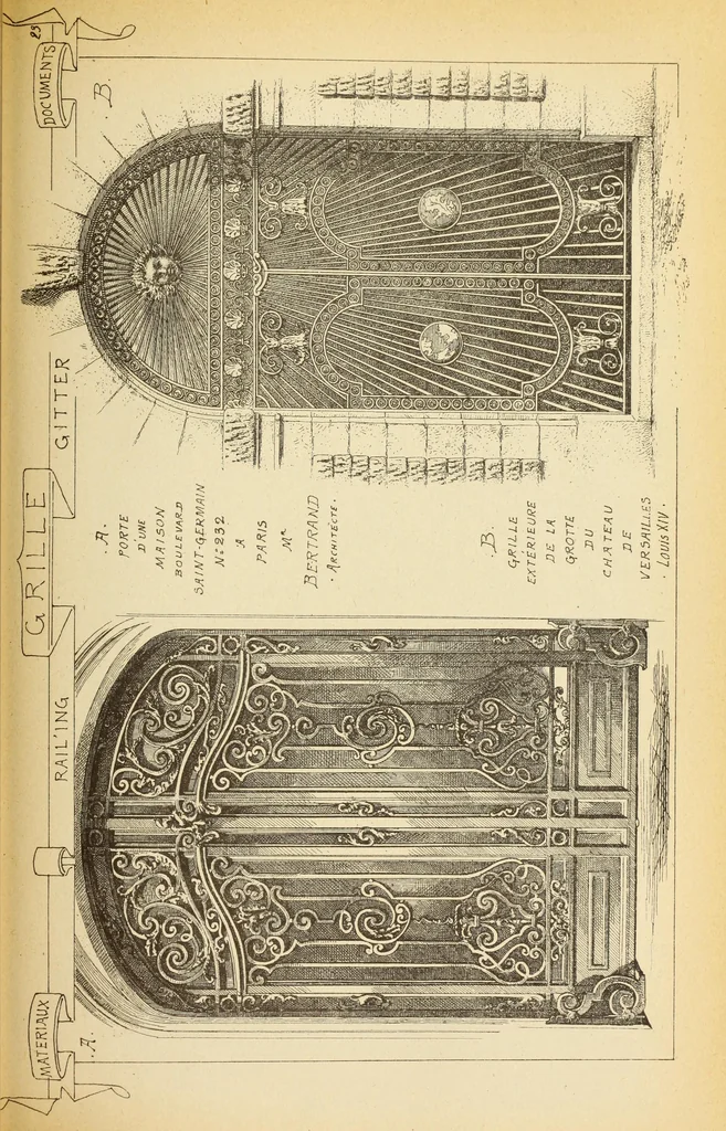 An illustration from Materials and documents of architecture and sculpture : classified alphabetically, 1915, leaf 192