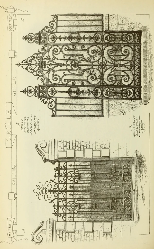 An illustration from Materials and documents of architecture and sculpture : classified alphabetically, 1915, leaf 195