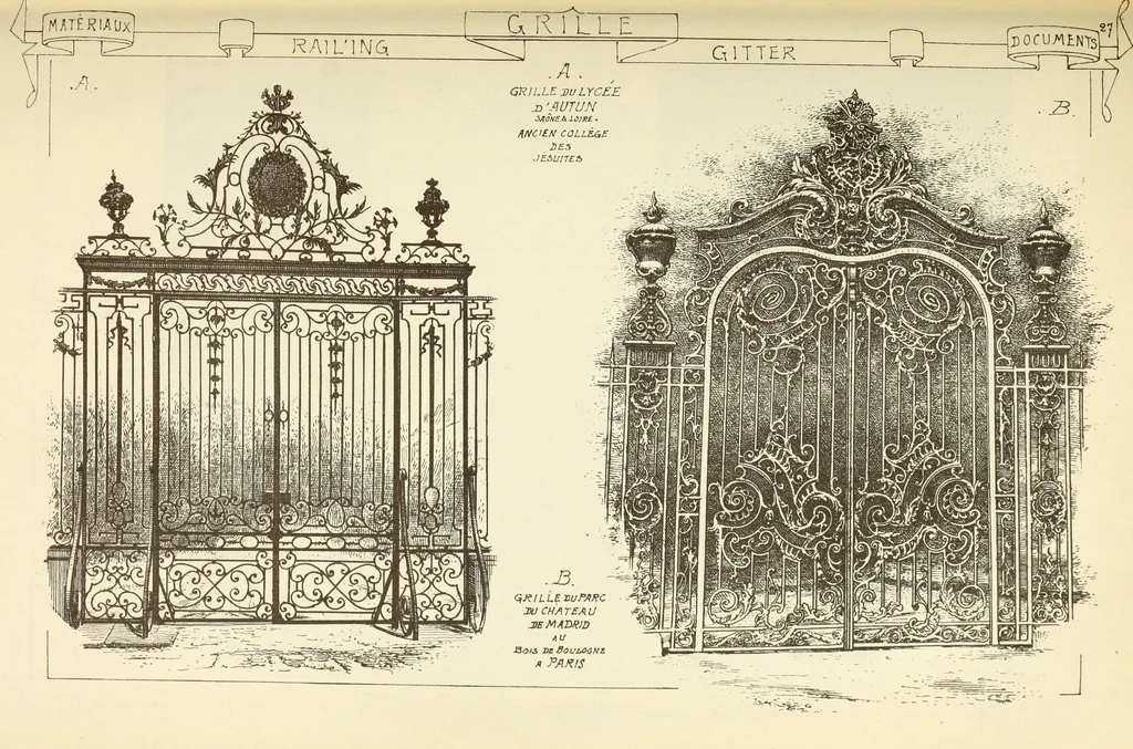 An illustration from Materials and documents of architecture and sculpture : classified alphabetically, 1915, leaf 196