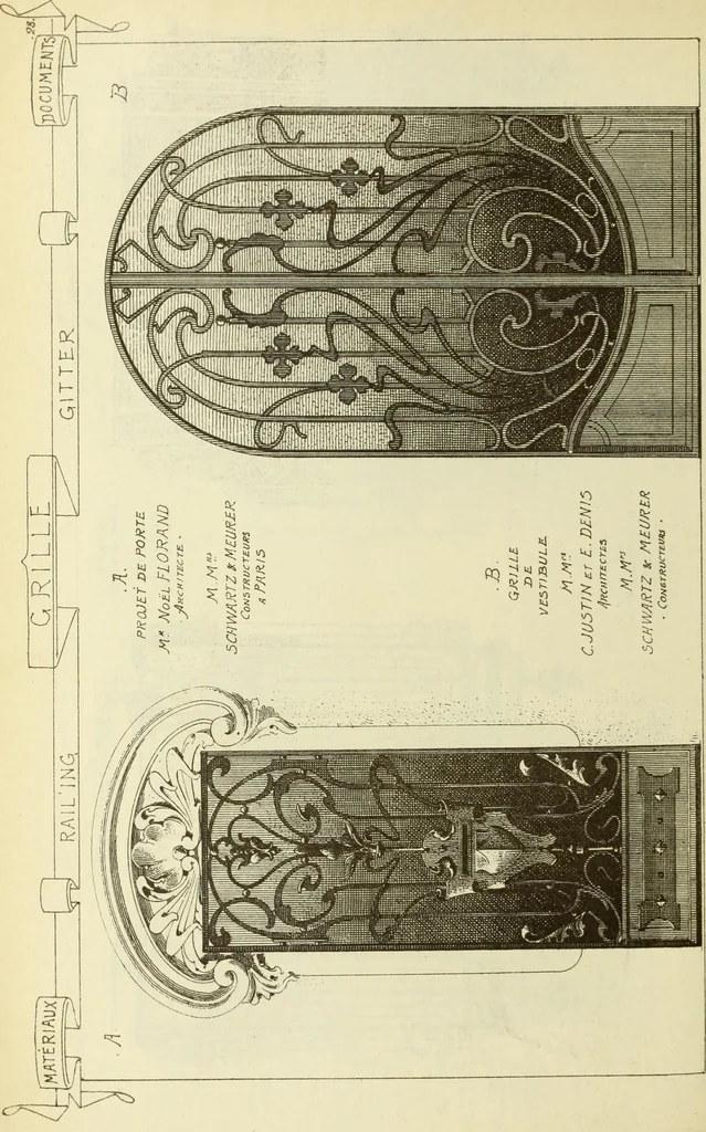 An illustration from Materials and documents of architecture and sculpture : classified alphabetically, 1915, leaf 197