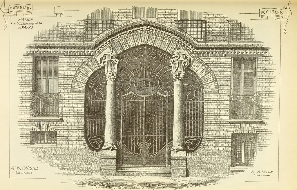 An illustration from Materials and documents of architecture and sculpture : classified alphabetically, 1915, leaf 198