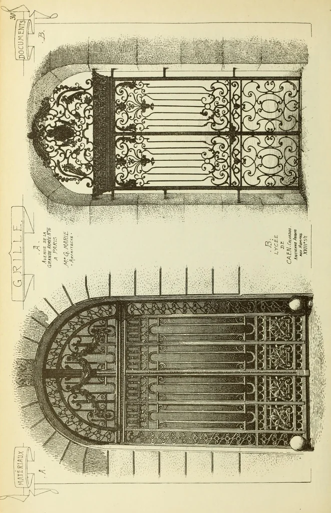 An illustration from Materials and documents of architecture and sculpture : classified alphabetically, 1915, leaf 199