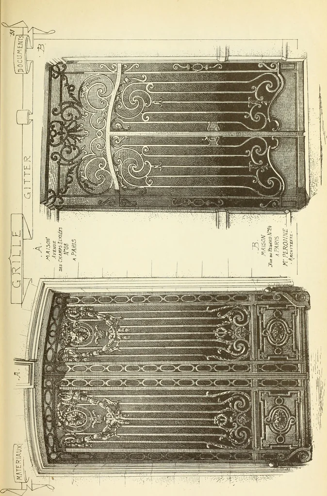 An illustration from Materials and documents of architecture and sculpture : classified alphabetically, 1915, leaf 200