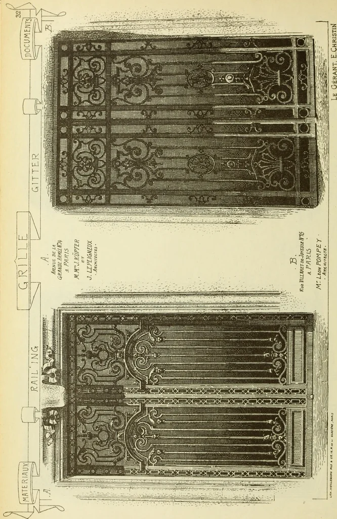 An illustration from Materials and documents of architecture and sculpture : classified alphabetically, 1915, leaf 201