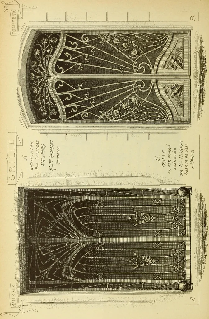 An illustration from Materials and documents of architecture and sculpture : classified alphabetically, 1915, leaf 203