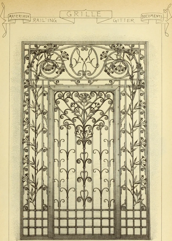 An illustration from Materials and documents of architecture and sculpture : classified alphabetically, 1915, leaf 204