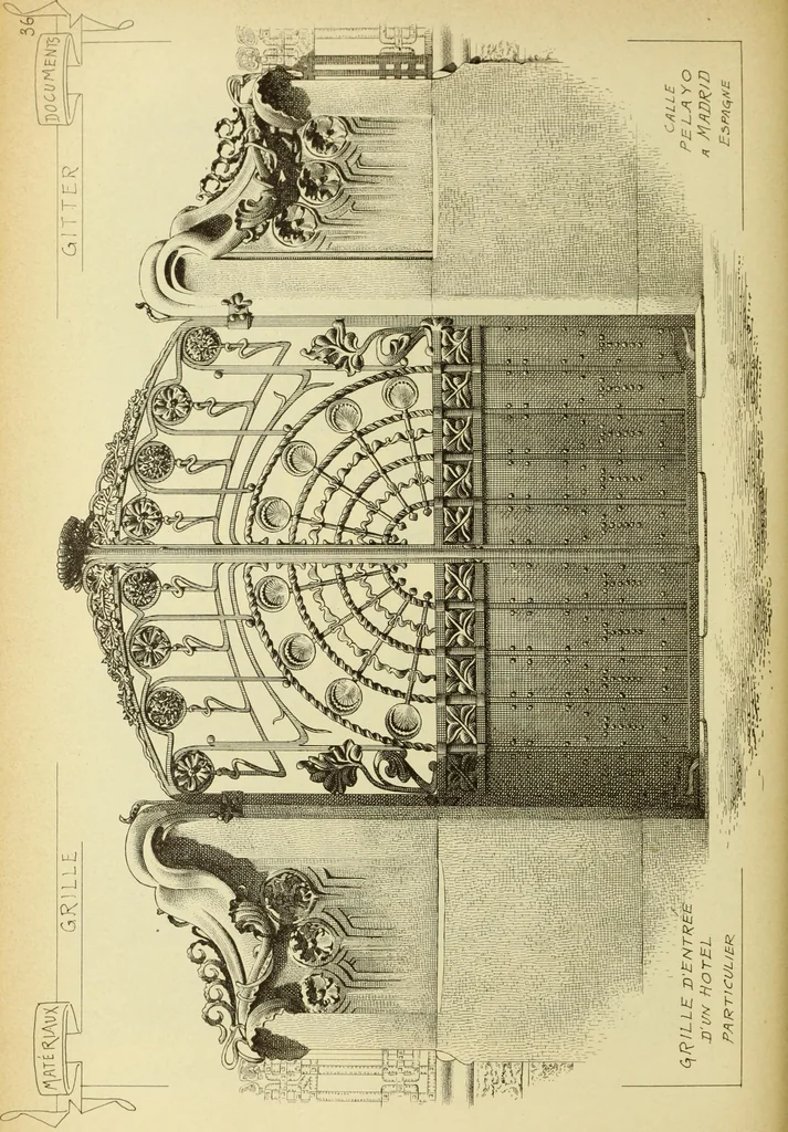 An illustration from Materials and documents of architecture and sculpture : classified alphabetically, 1915, leaf 205