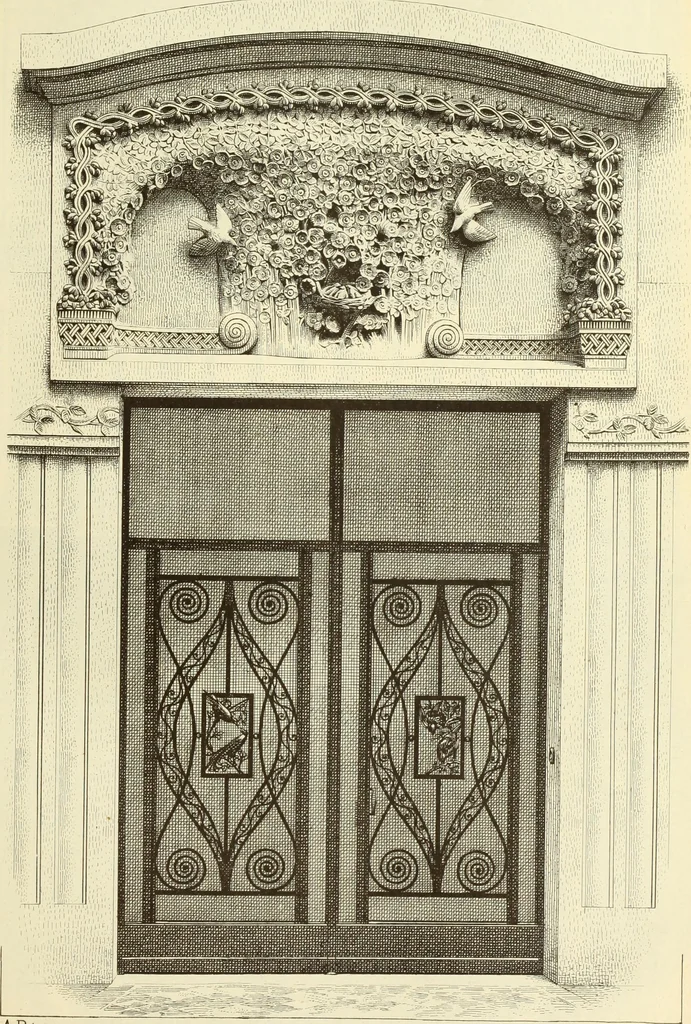 An illustration from Materials and documents of architecture and sculpture : classified alphabetically, 1915, leaf 206