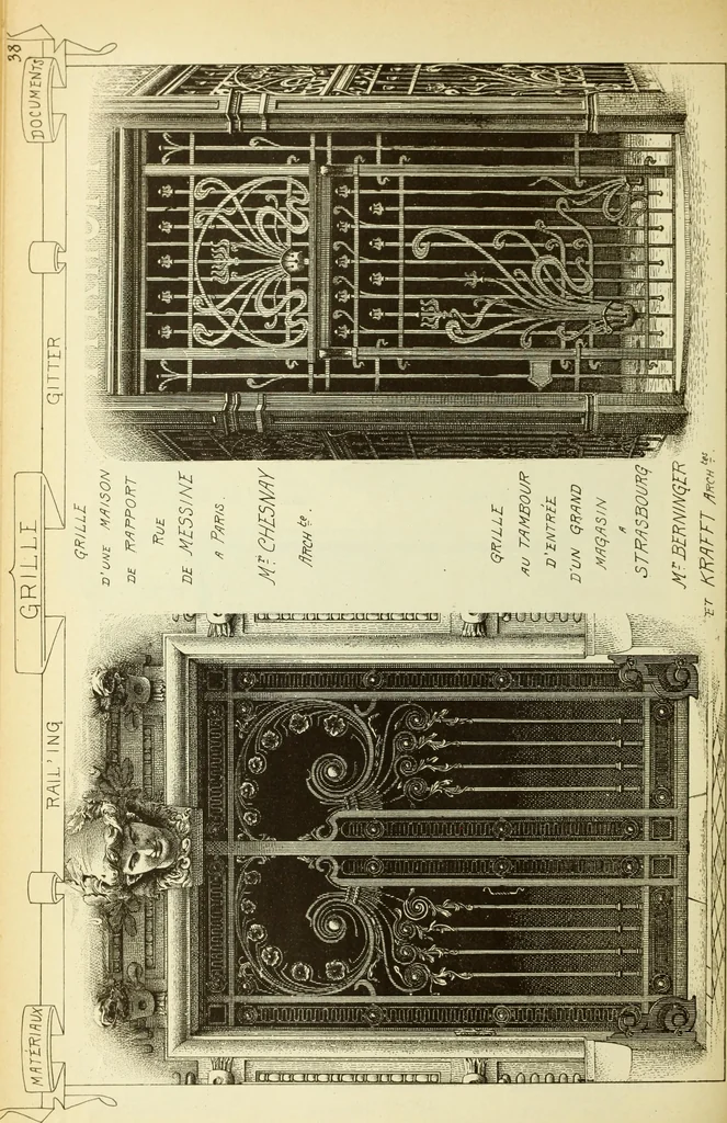 An illustration from Materials and documents of architecture and sculpture : classified alphabetically, 1915, leaf 207