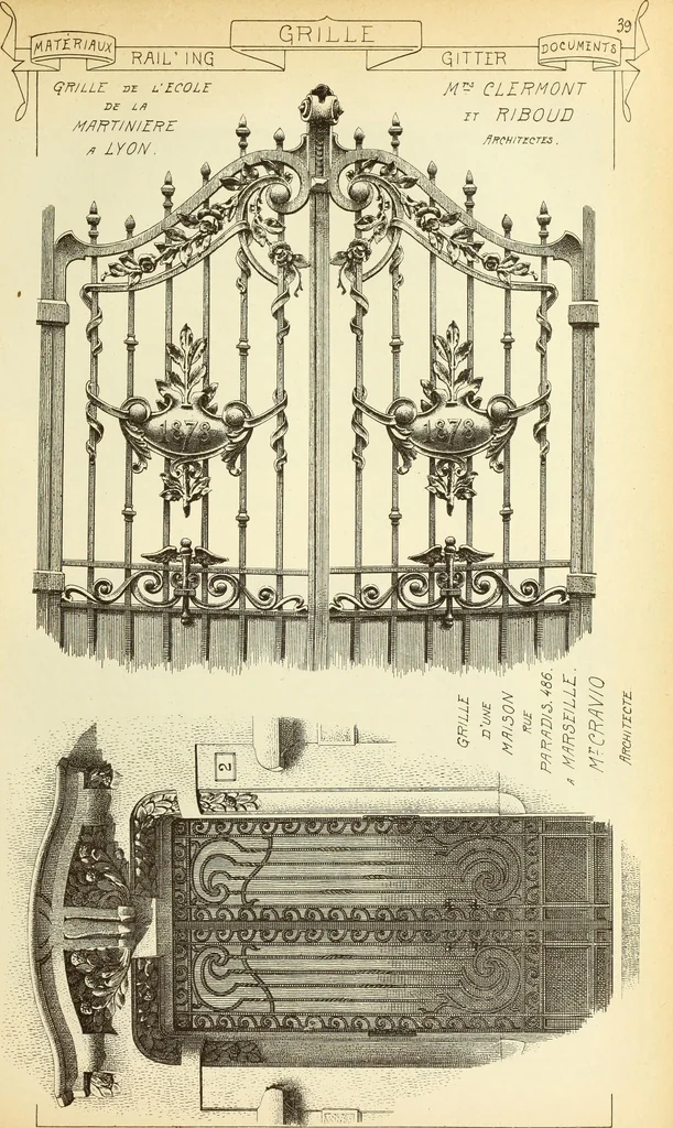 An illustration from Materials and documents of architecture and sculpture : classified alphabetically, 1915, leaf 208