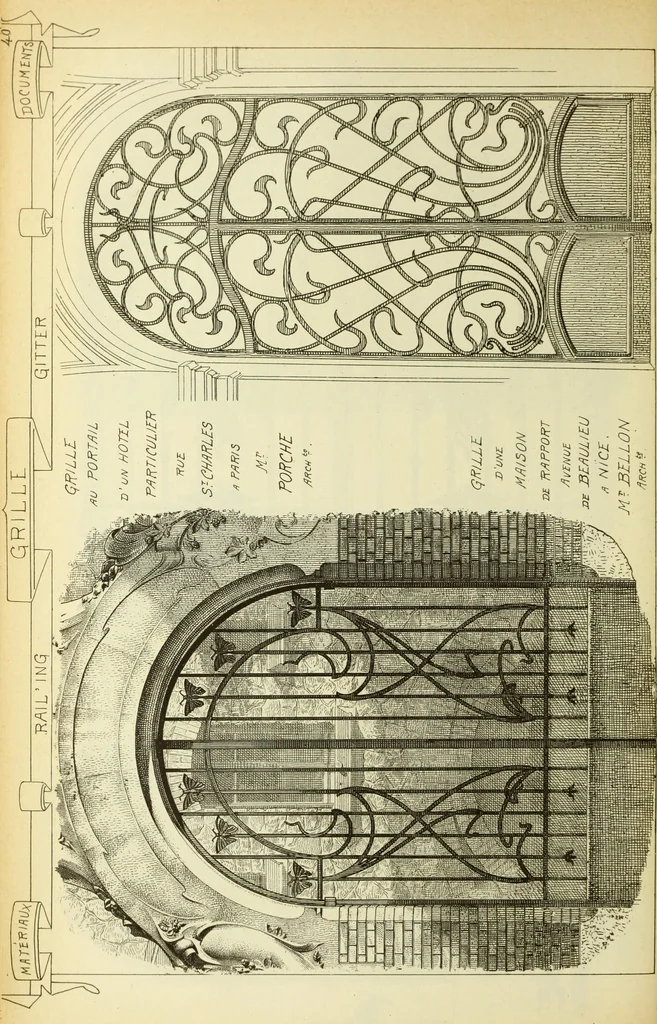 An illustration from Materials and documents of architecture and sculpture : classified alphabetically, 1915, leaf 209