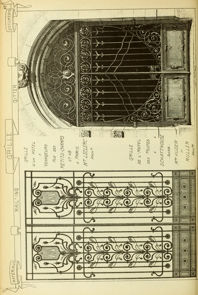 An illustration from Materials and documents of architecture and sculpture : classified alphabetically, 1915, leaf 211