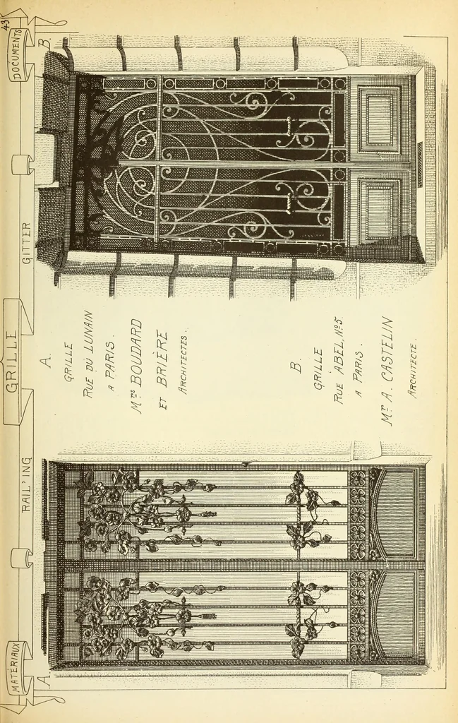 An illustration from Materials and documents of architecture and sculpture : classified alphabetically, 1915, leaf 212