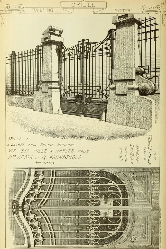 An illustration from Materials and documents of architecture and sculpture : classified alphabetically, 1915, leaf 213