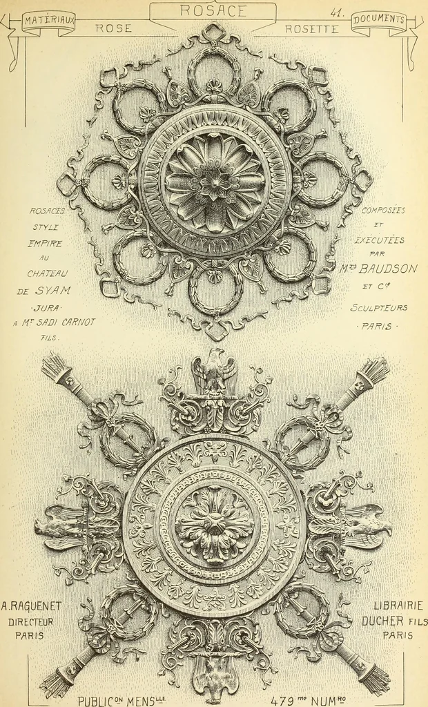 An illustration from Materials and documents of architecture and sculpture : classified alphabetically, 1915, leaf 294