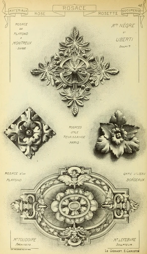 An illustration from Materials and documents of architecture and sculpture : classified alphabetically, 1915, leaf 301