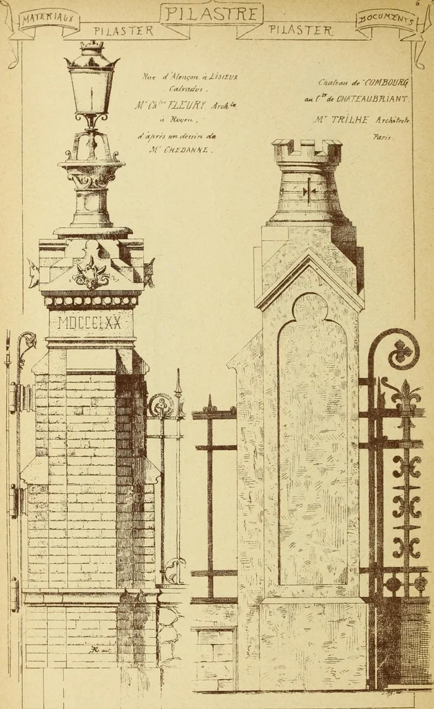 An illustration from Materials and documents of architecture and sculpture : classified alphabetically, 1915, leaf 31