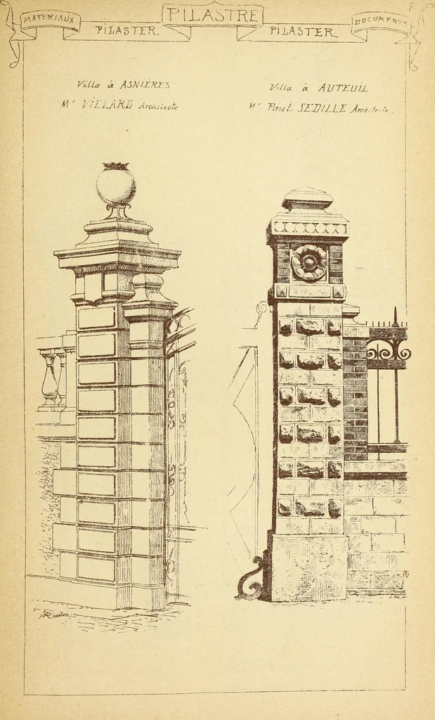 An illustration from Materials and documents of architecture and sculpture : classified alphabetically, 1915, leaf 32