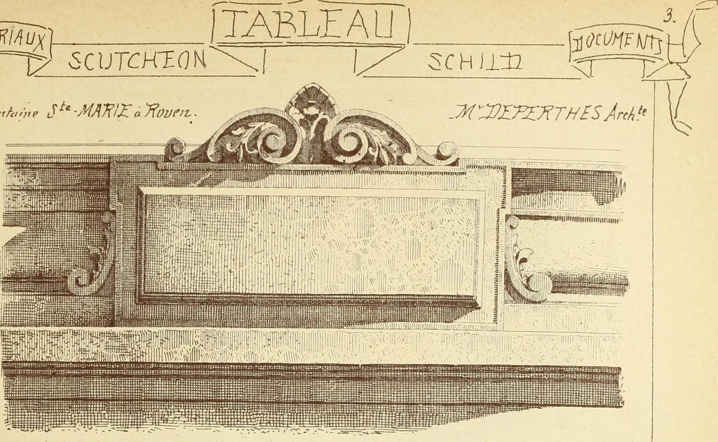 An illustration from Materials and documents of architecture and sculpture : classified alphabetically, 1915, leaf 336