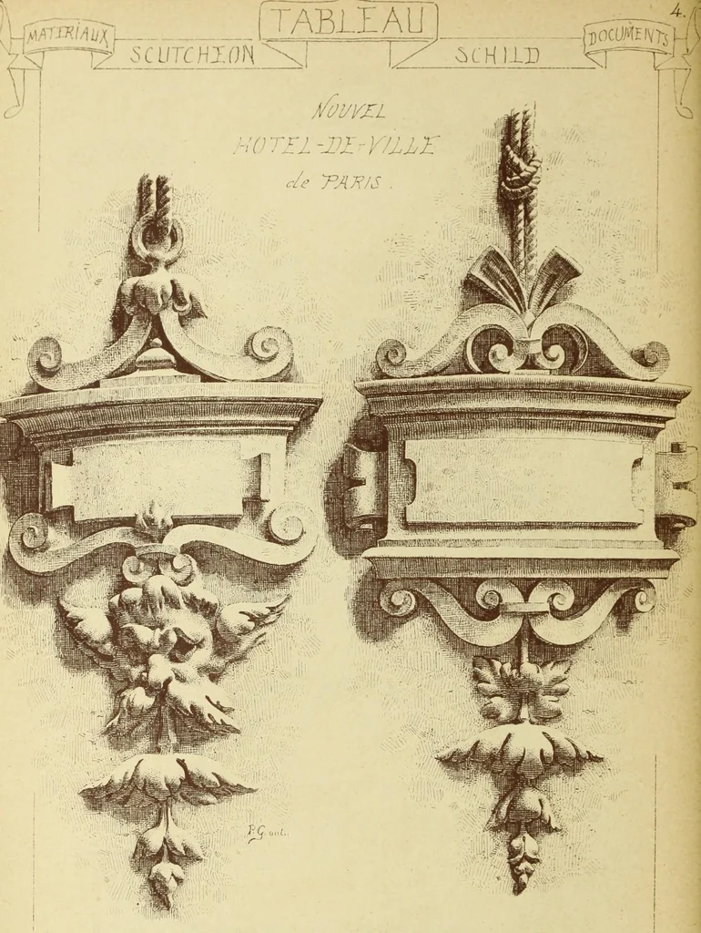 An illustration from Materials and documents of architecture and sculpture : classified alphabetically, 1915, leaf 337