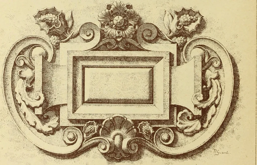 An illustration from Materials and documents of architecture and sculpture : classified alphabetically, 1915, leaf 341