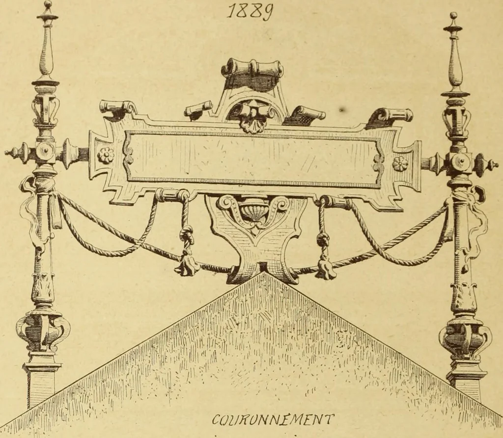 An illustration from Materials and documents of architecture and sculpture : classified alphabetically, 1915, leaf 347